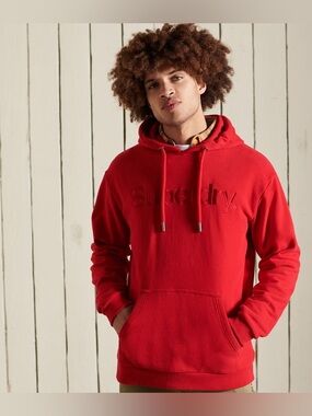 NWOT Superdry & Co. Core Logo Loopback Source Hoodie